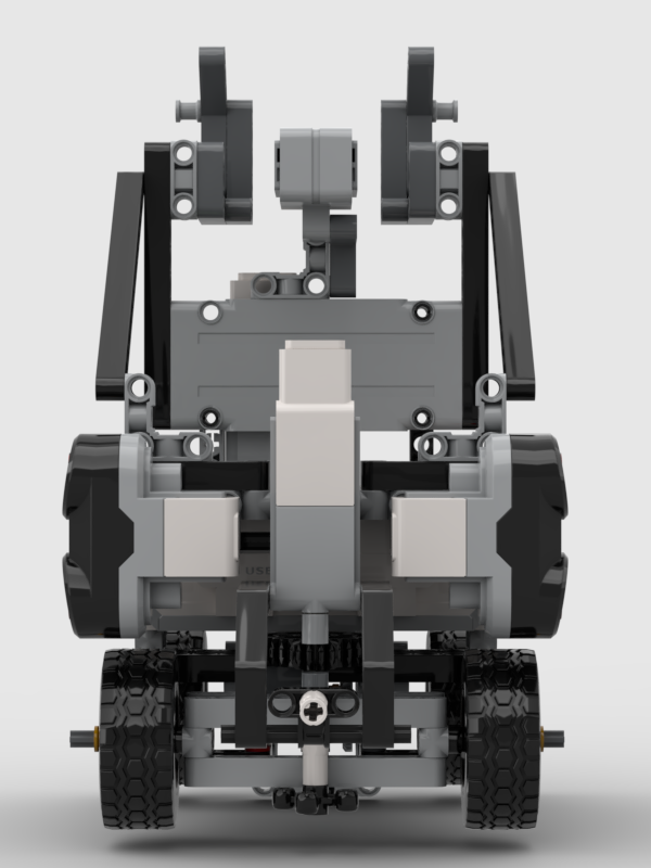 Robot render — front view
