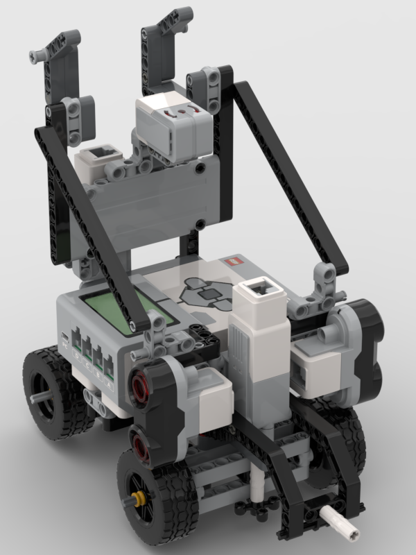 Robot render — three-quarter view