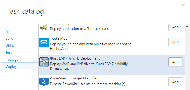 WildFly/Deployment task