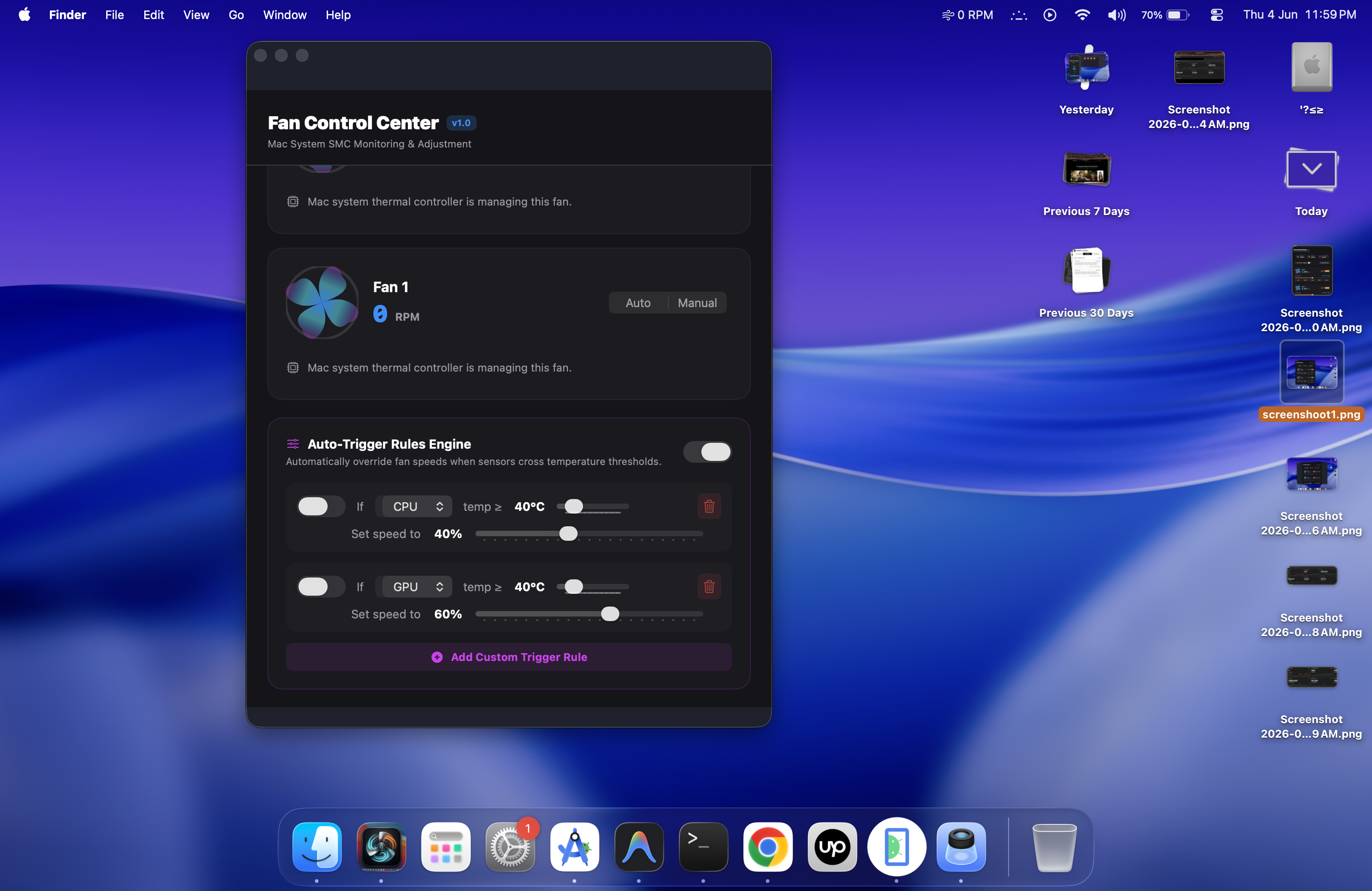 Fan Control Utility screenshot 3