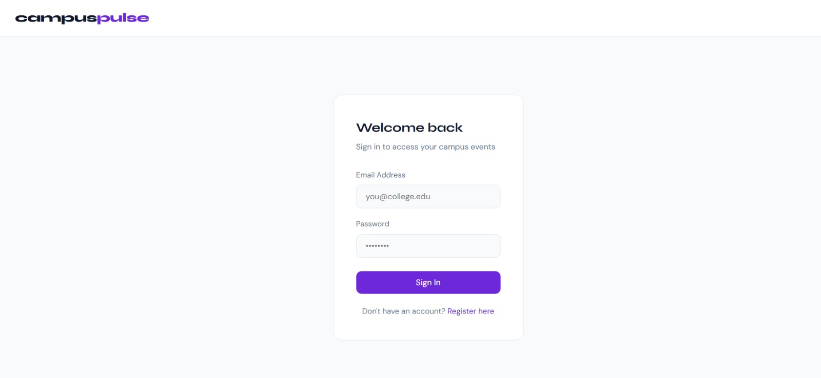 Login Page
