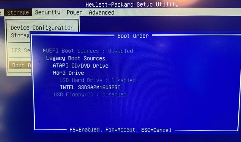 Elite 8300 BIOS settings to not attempt USB boot.jpg
