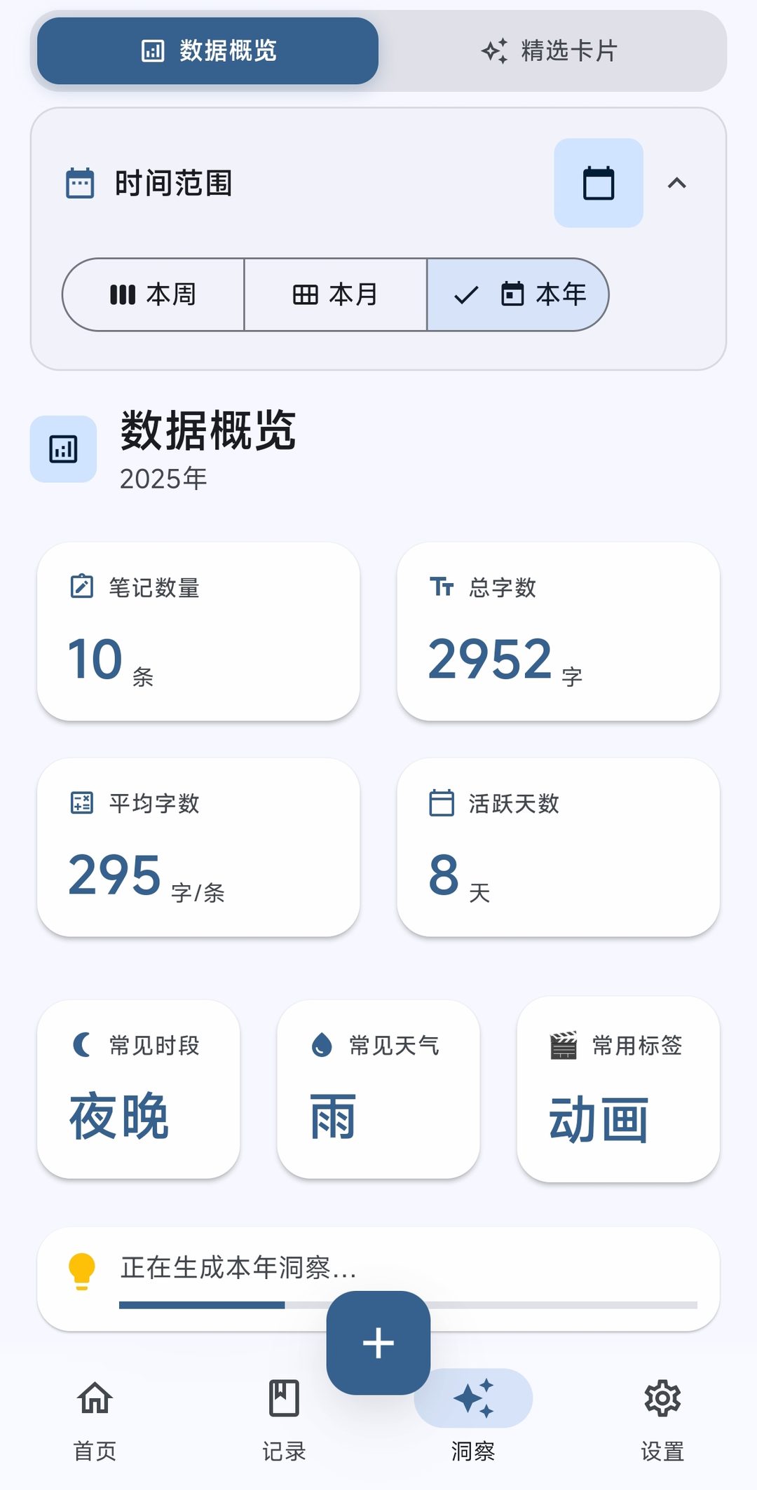 周期报告