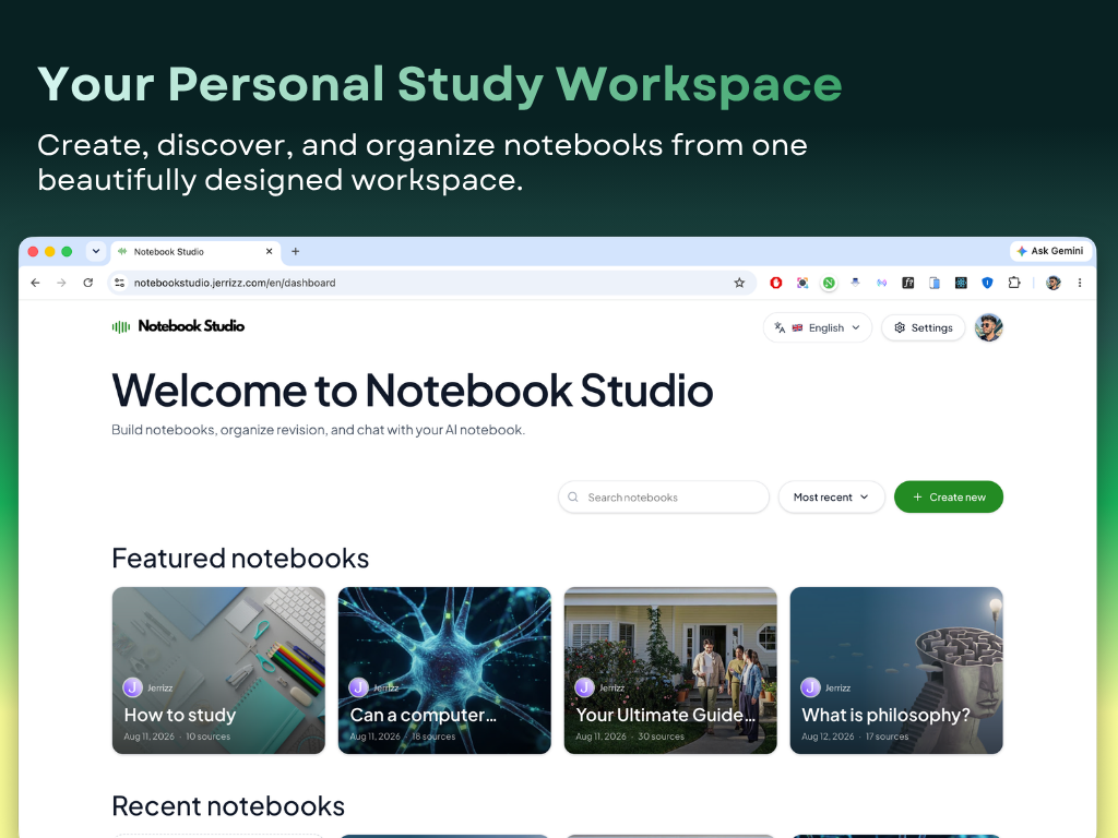 Notebook Studio | AI Study Notebook, Notes & Learning Assistant SaaS - 11