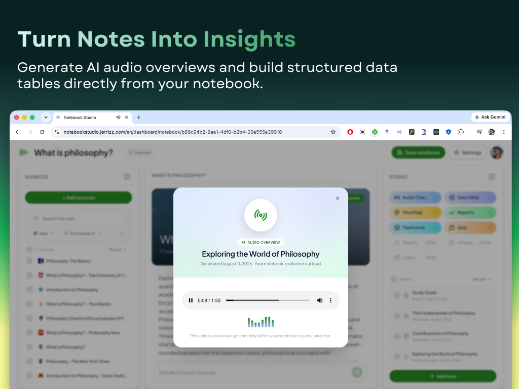 Notebook Studio | AI Study Notebook, Notes & Learning Assistant SaaS - 15