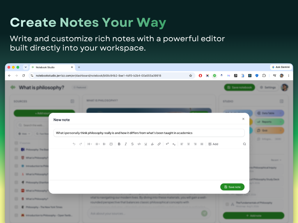 Notebook Studio | AI Study Notebook, Notes & Learning Assistant SaaS - 17