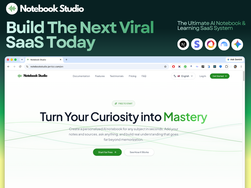 Notebook Studio | AI Study Notebook, Notes & Learning Assistant SaaS - 5