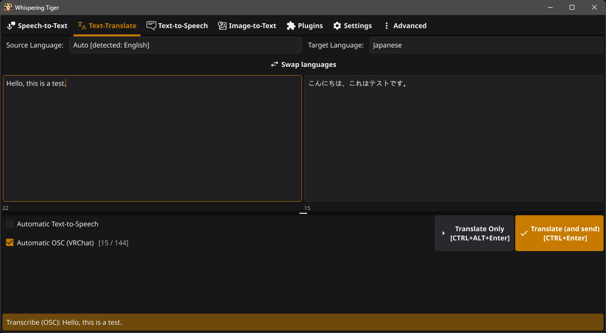 Text-Translate Tab