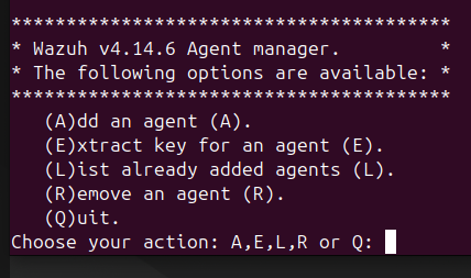 Wazuh Agent Manager after installing v4.14.6 matching the manager