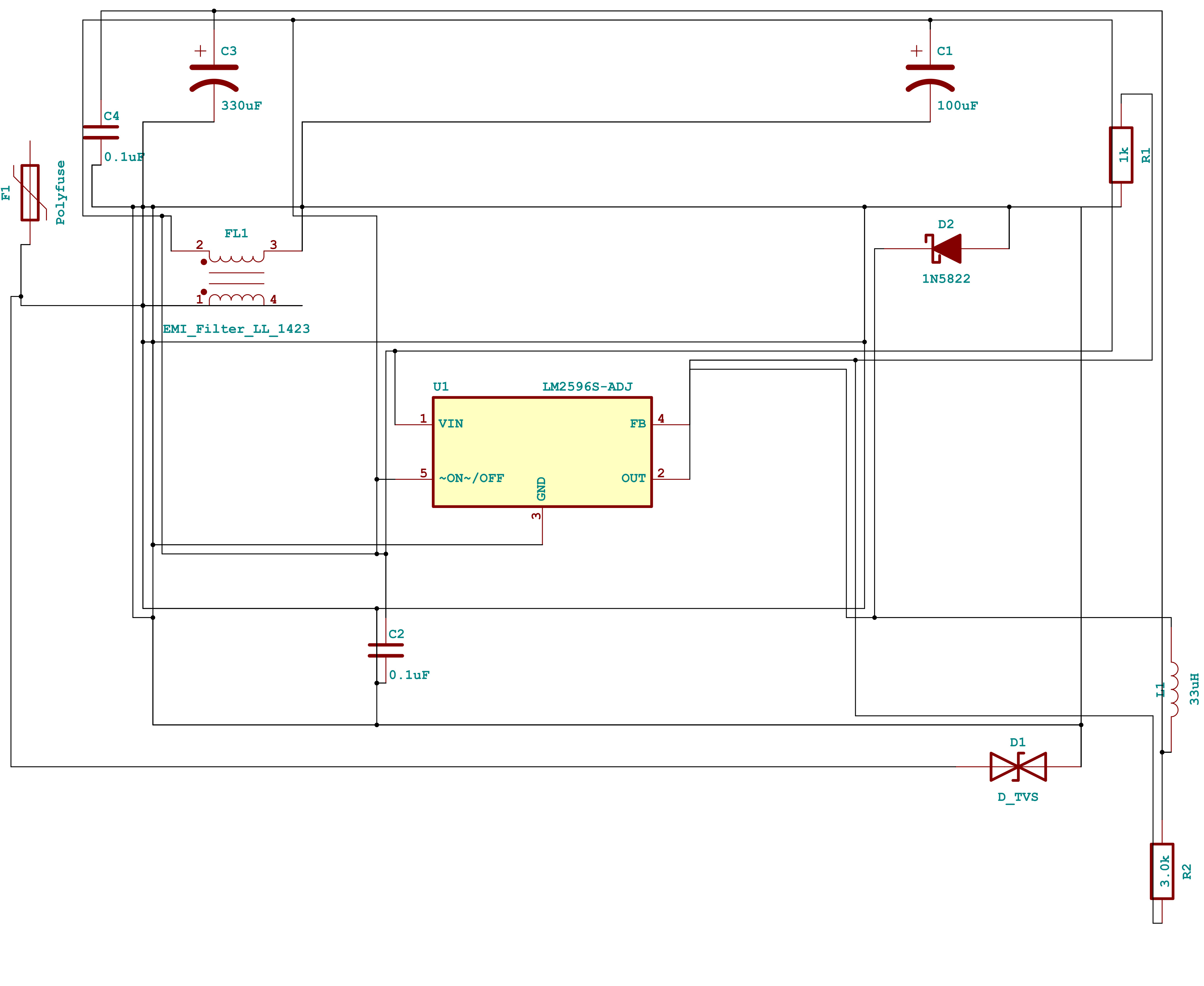 Buck Converter Schematic