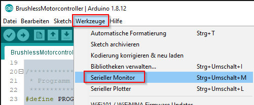 Serieller Monitor