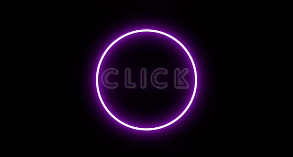 text circle tube flicker
