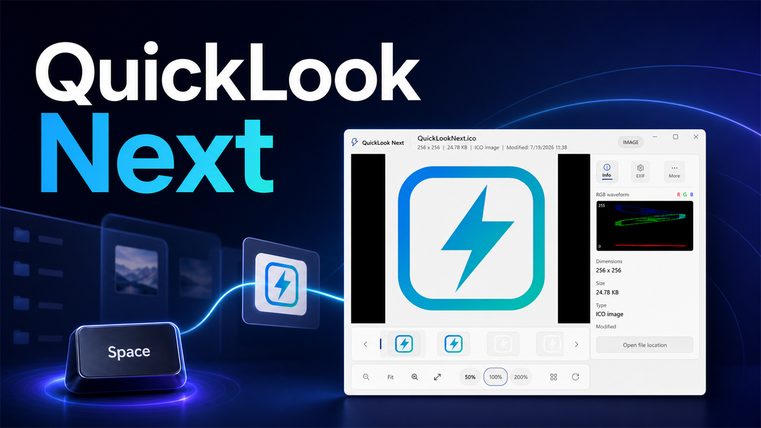 QuickLook Next application preview