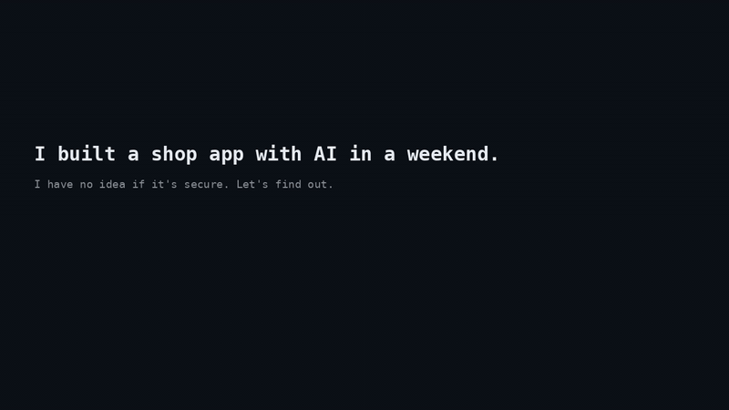 hackable scanning a deliberately vulnerable demo app