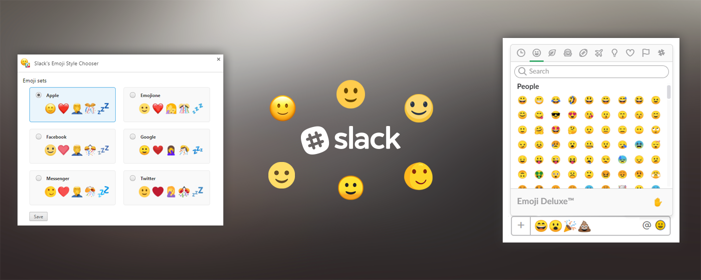 Slack's Emoji Style Chooser