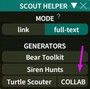 turtle collab button