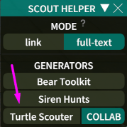 turtle collab generator button