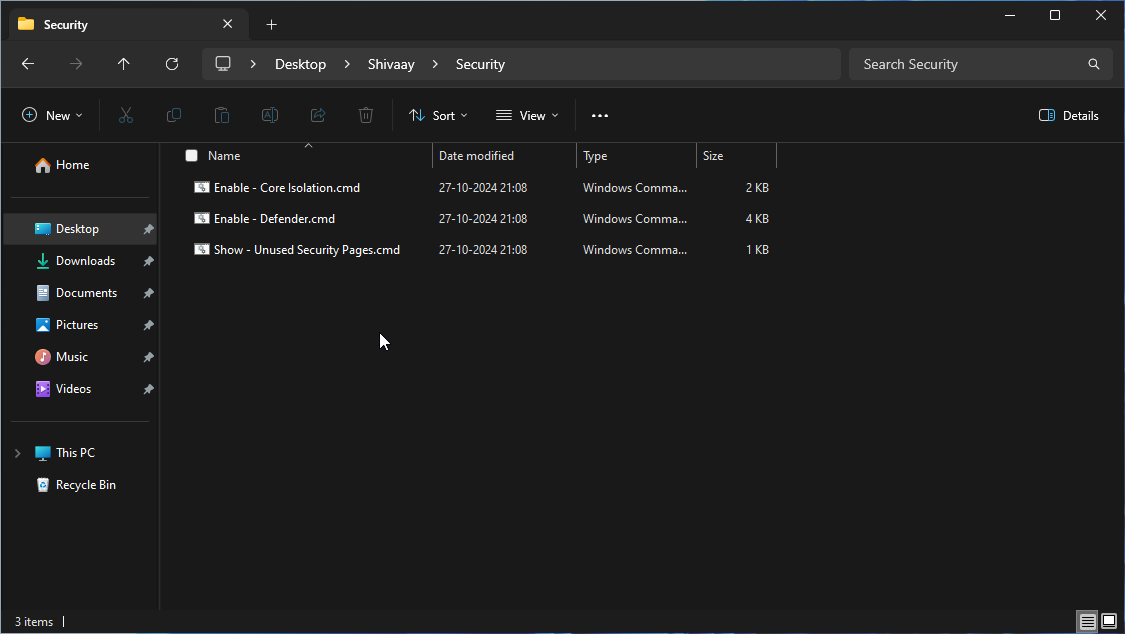 Security-Folder