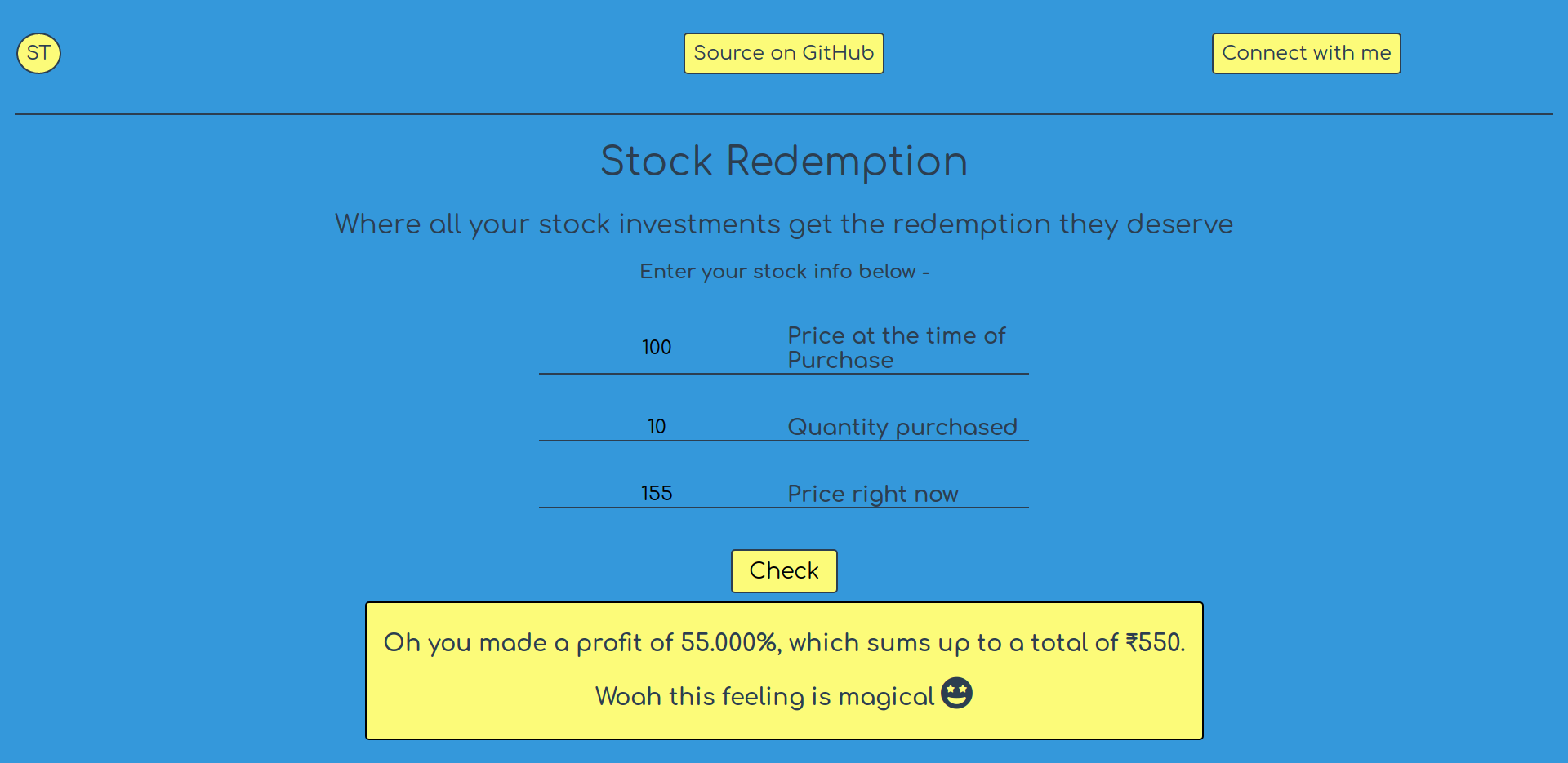 SR Theme on >=50% profit