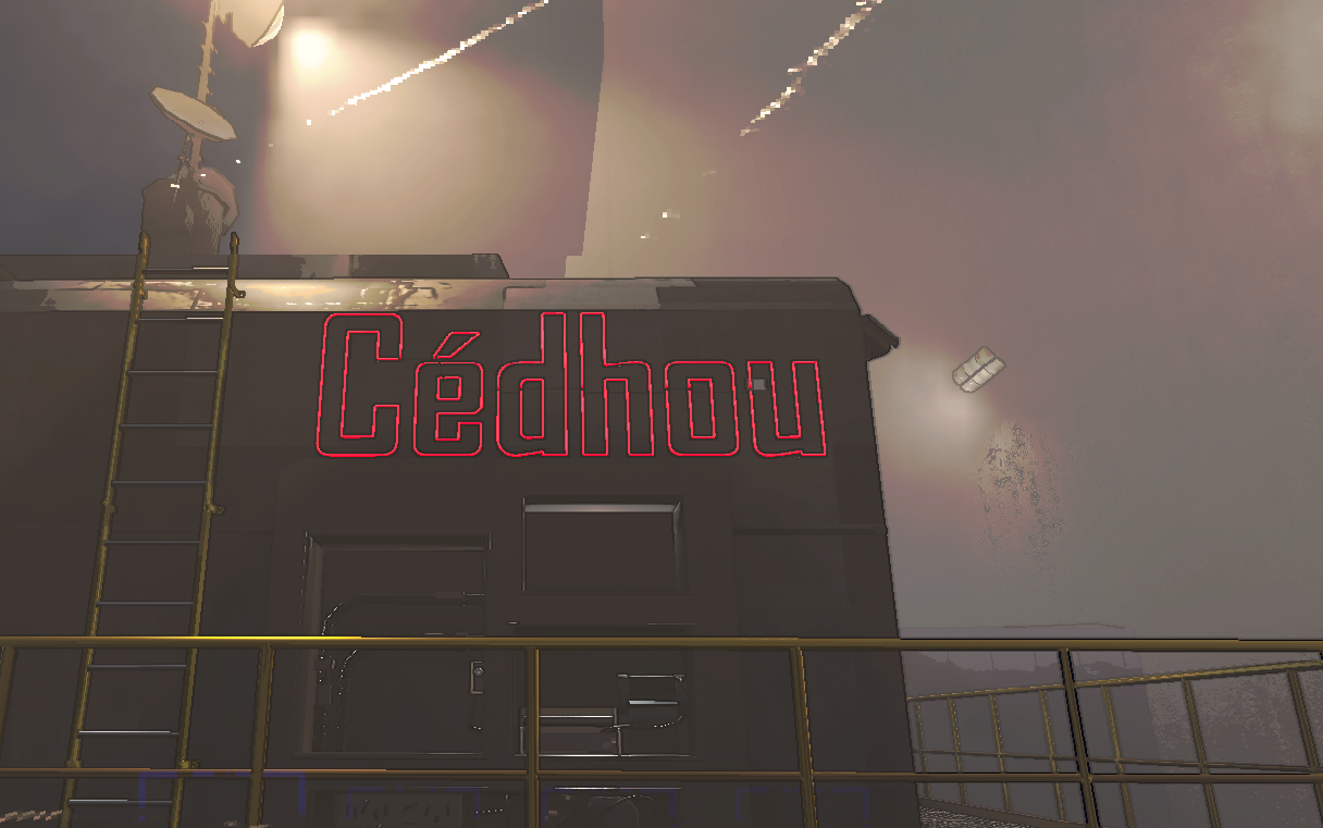 Cédhou neon screenshot