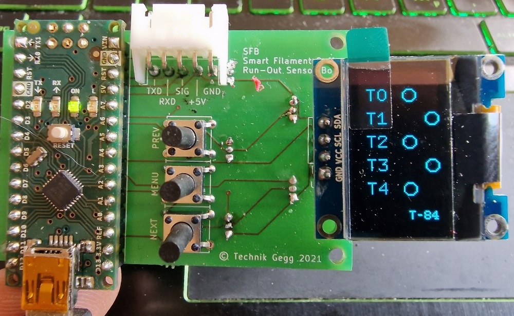 Assembled SFB PCB