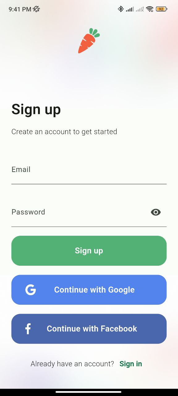 Sign Up