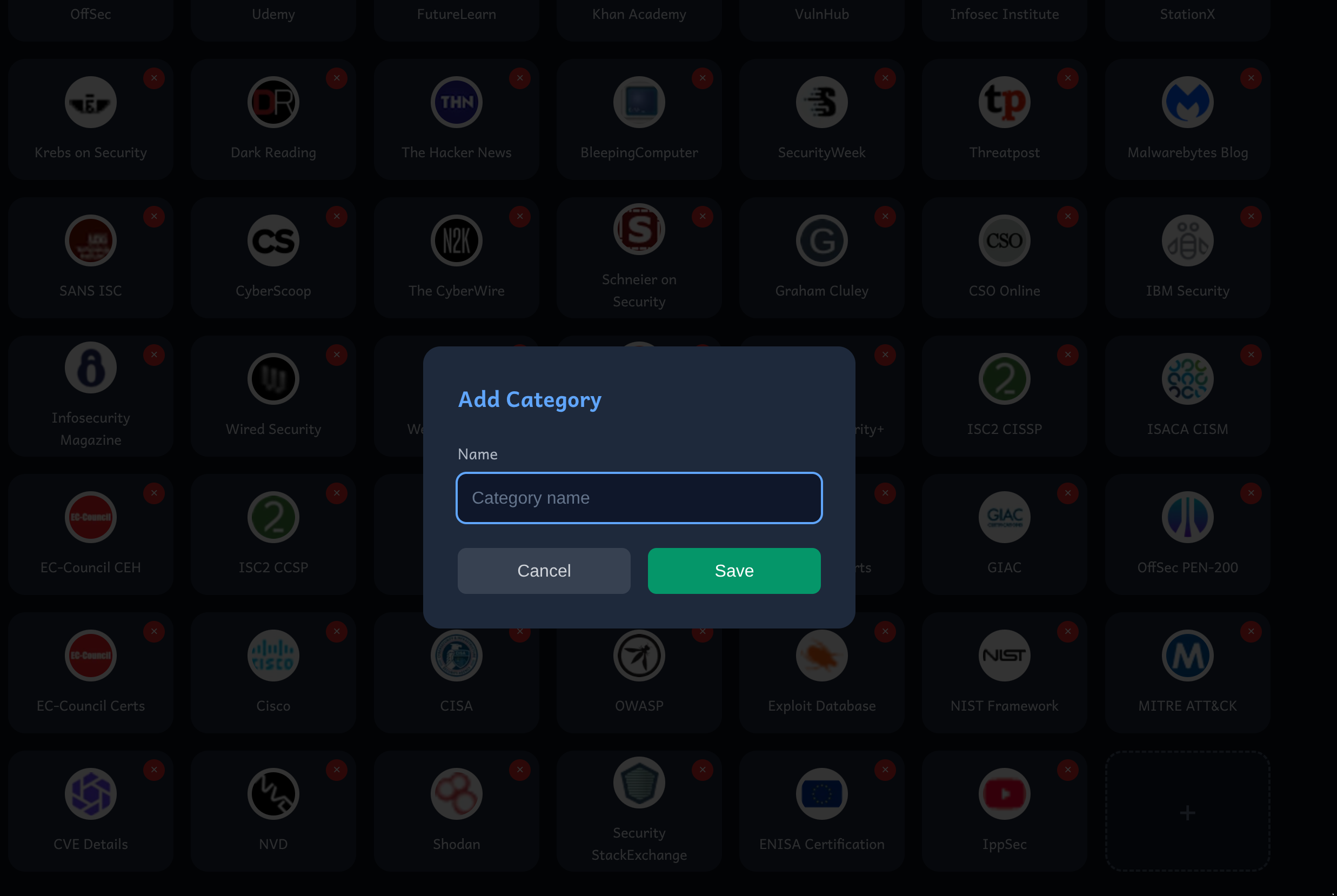 Add Category