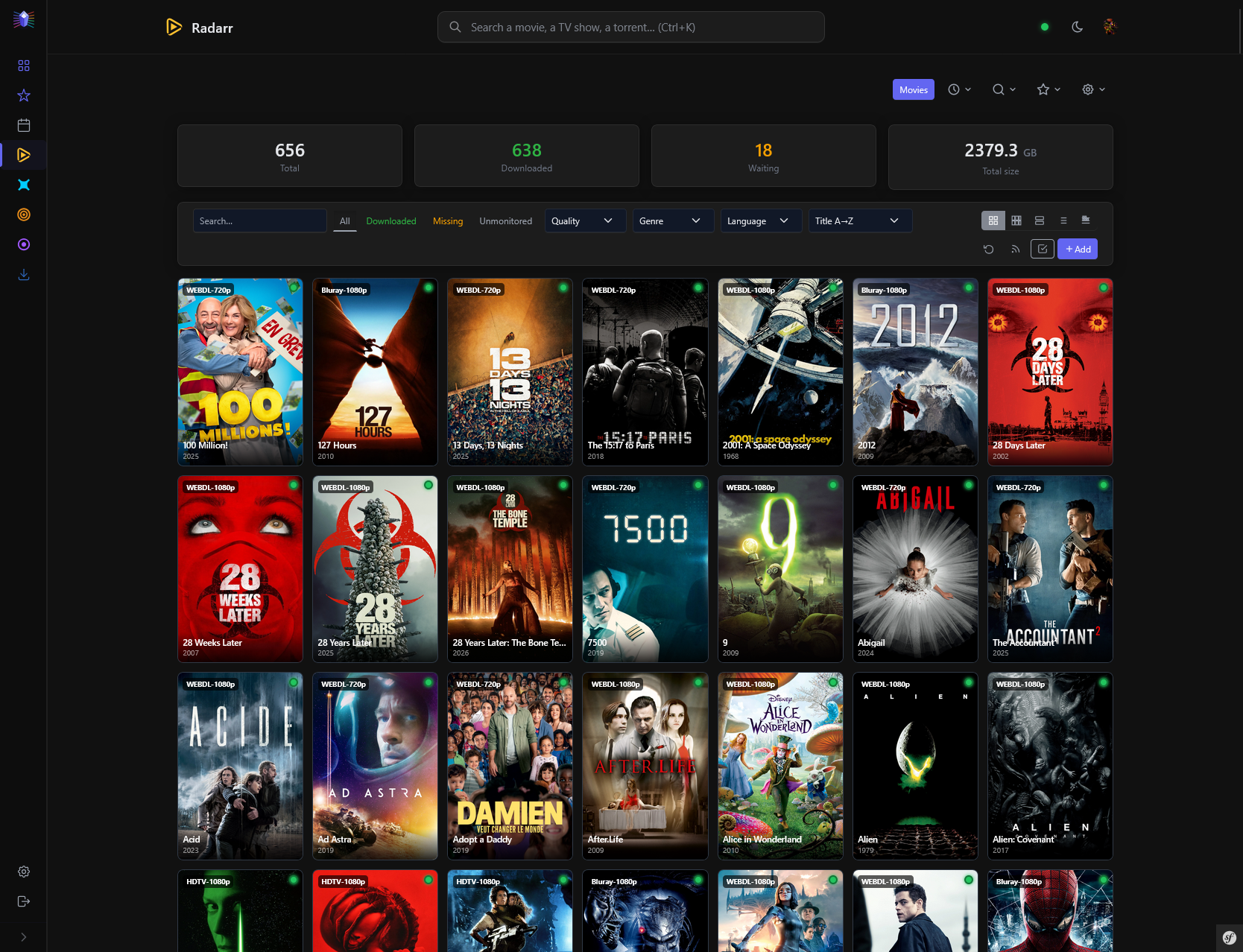 Movies (Radarr)