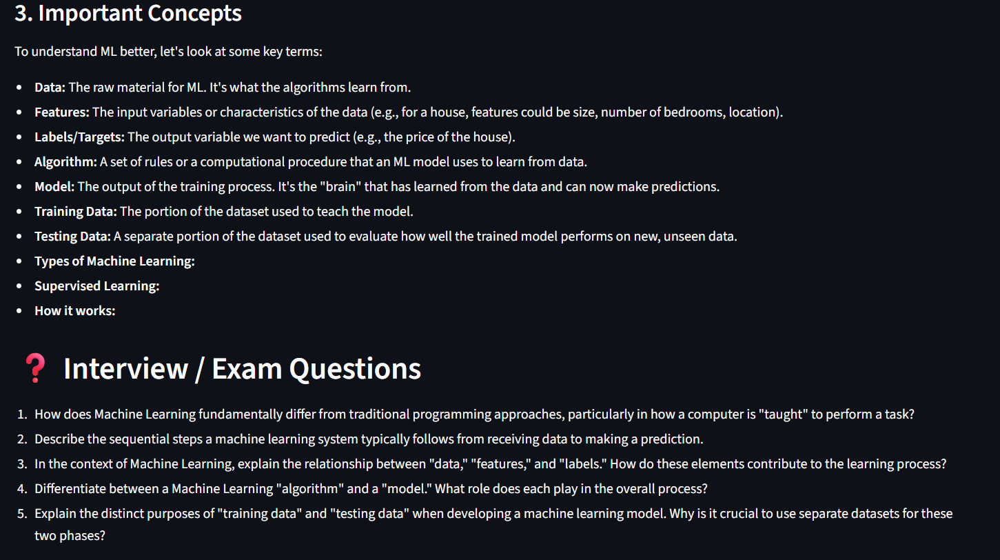 Generated Questions
