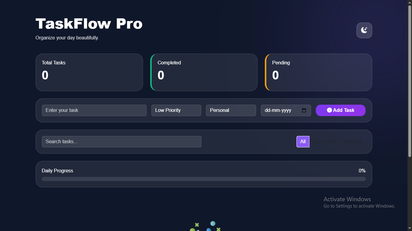 TaskFlow Pro Preview