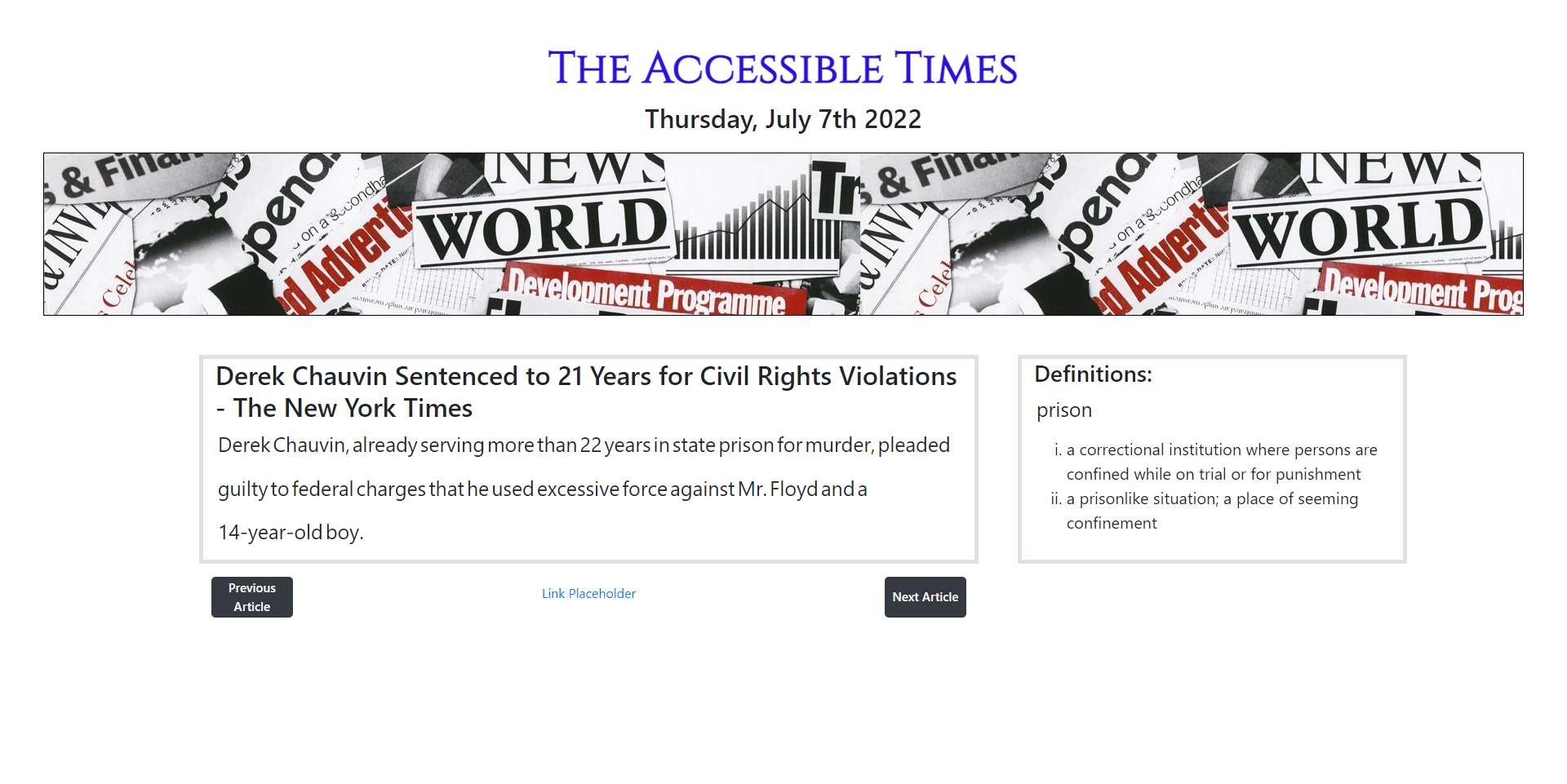 The Accessible Times