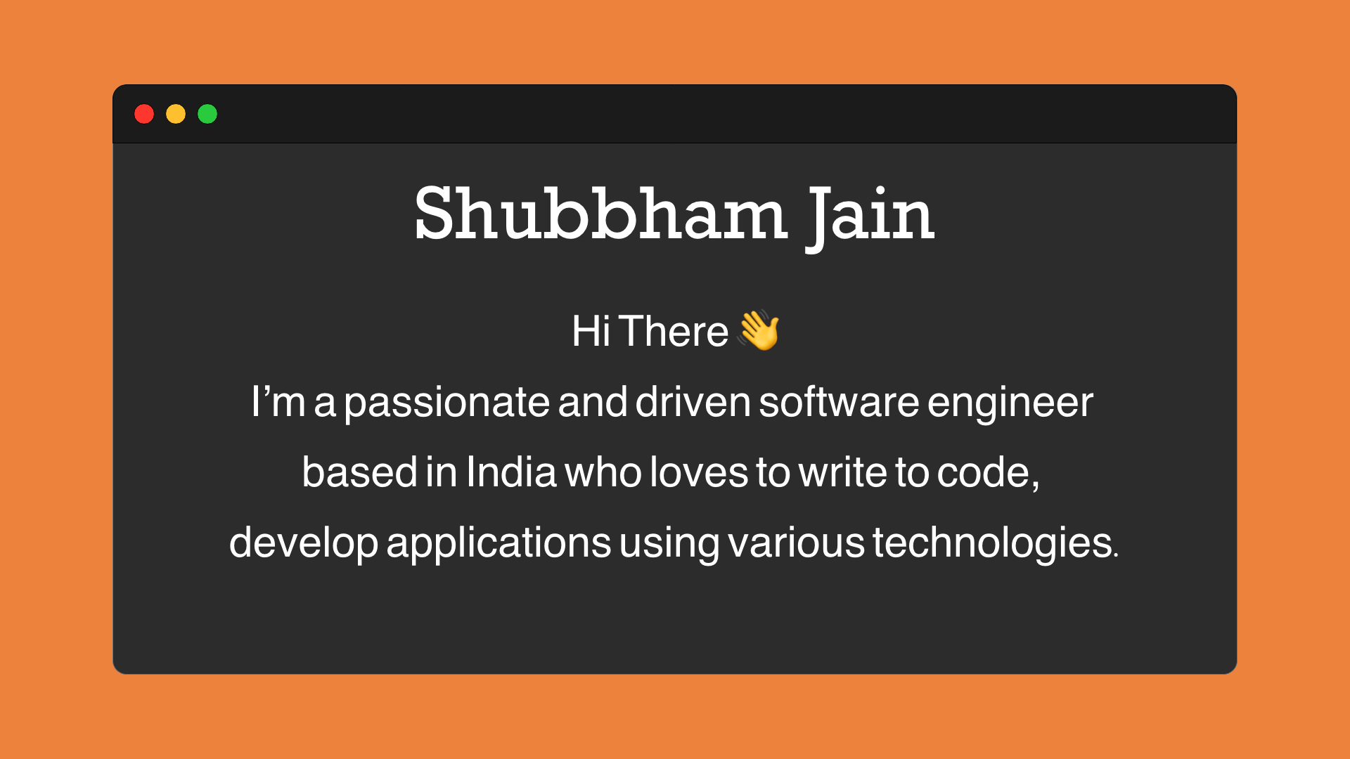 ShubbhamJain (Shubbham) · GitHub