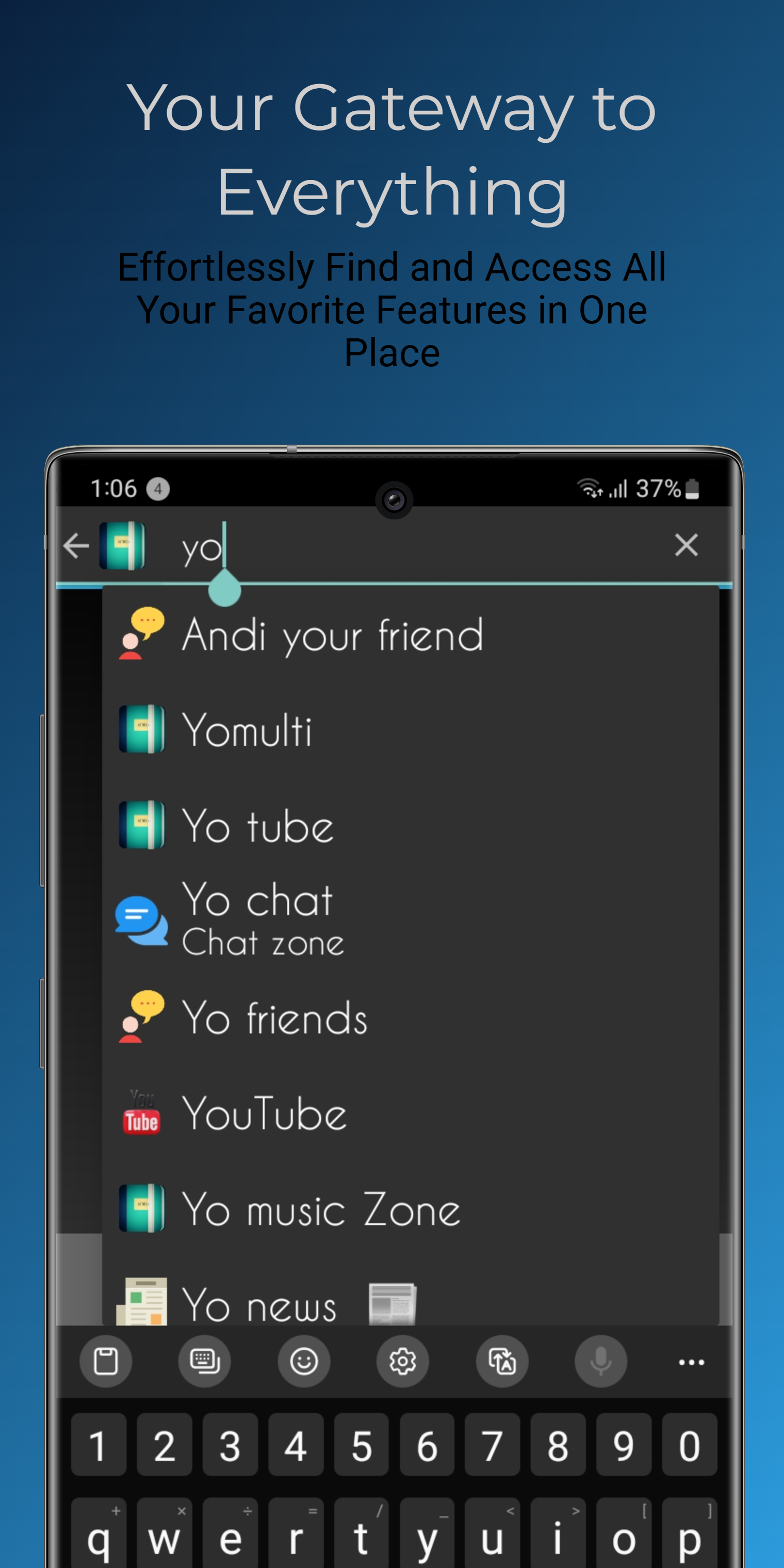 Search tool interface - Light mode