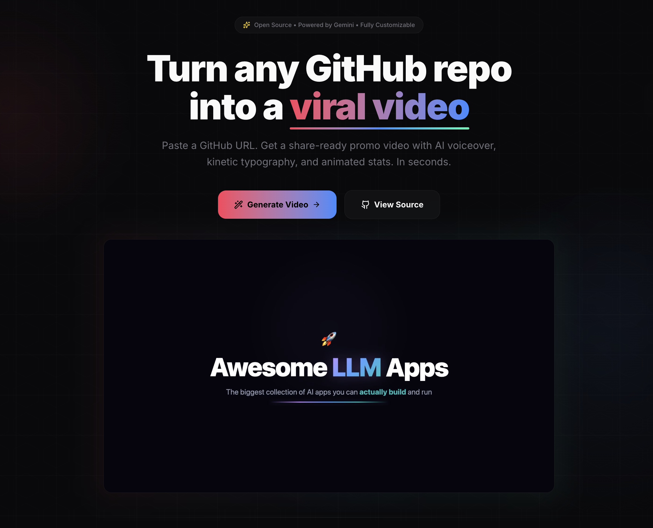 RepoToViralVideo