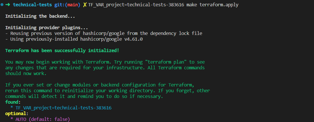 technical tests bonus screenshot make terraform.apply gke infrastructure