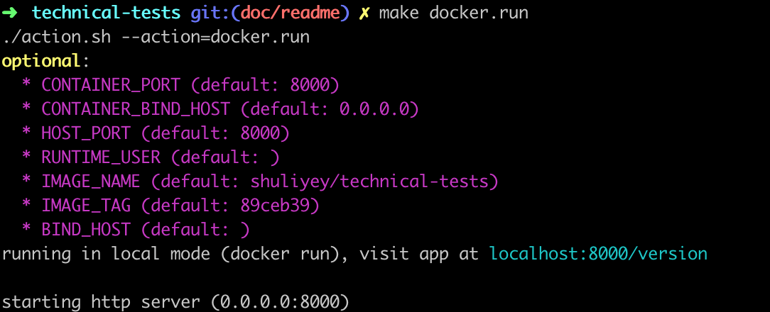 technical tests q2 screenshot docker run example