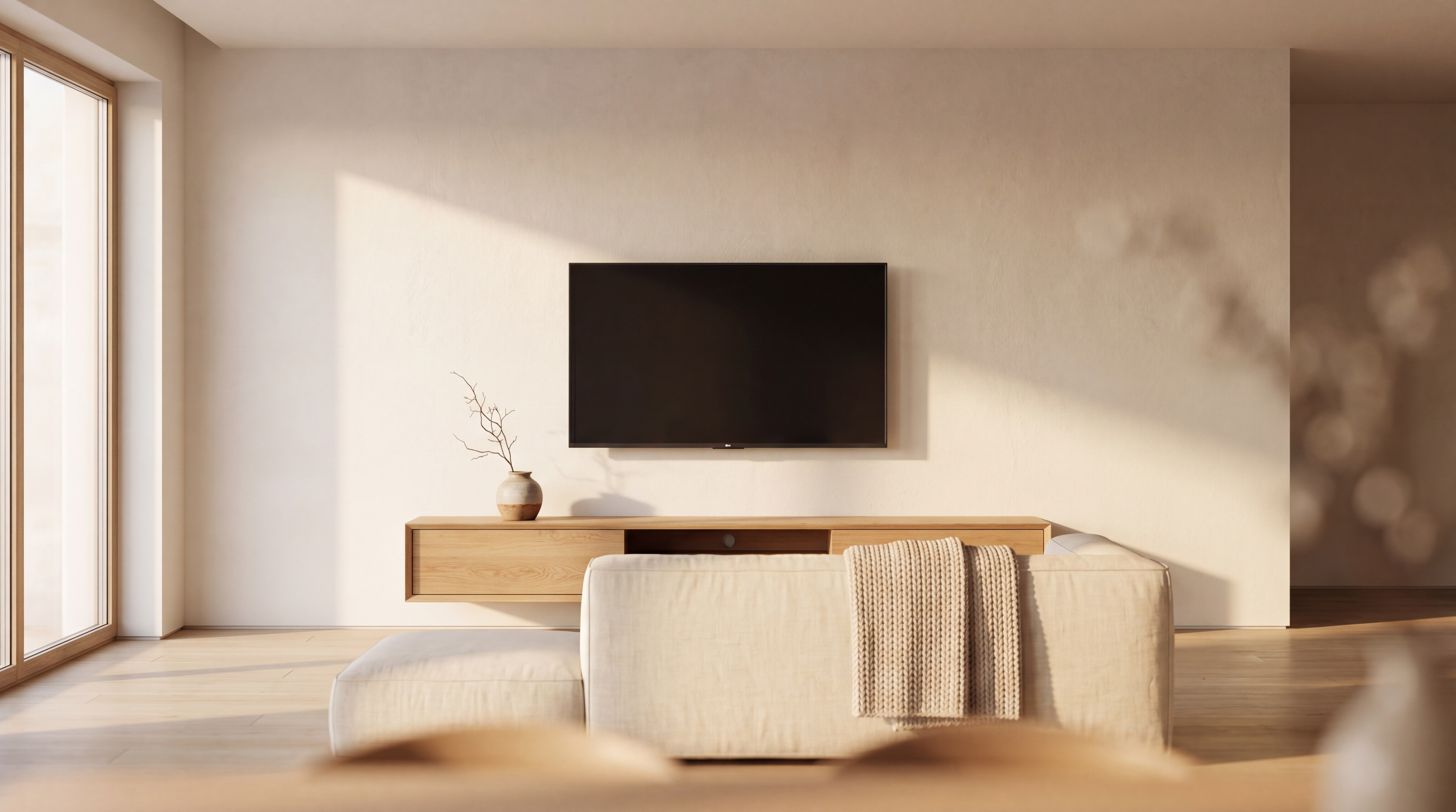 55型テレビの寸法早見表