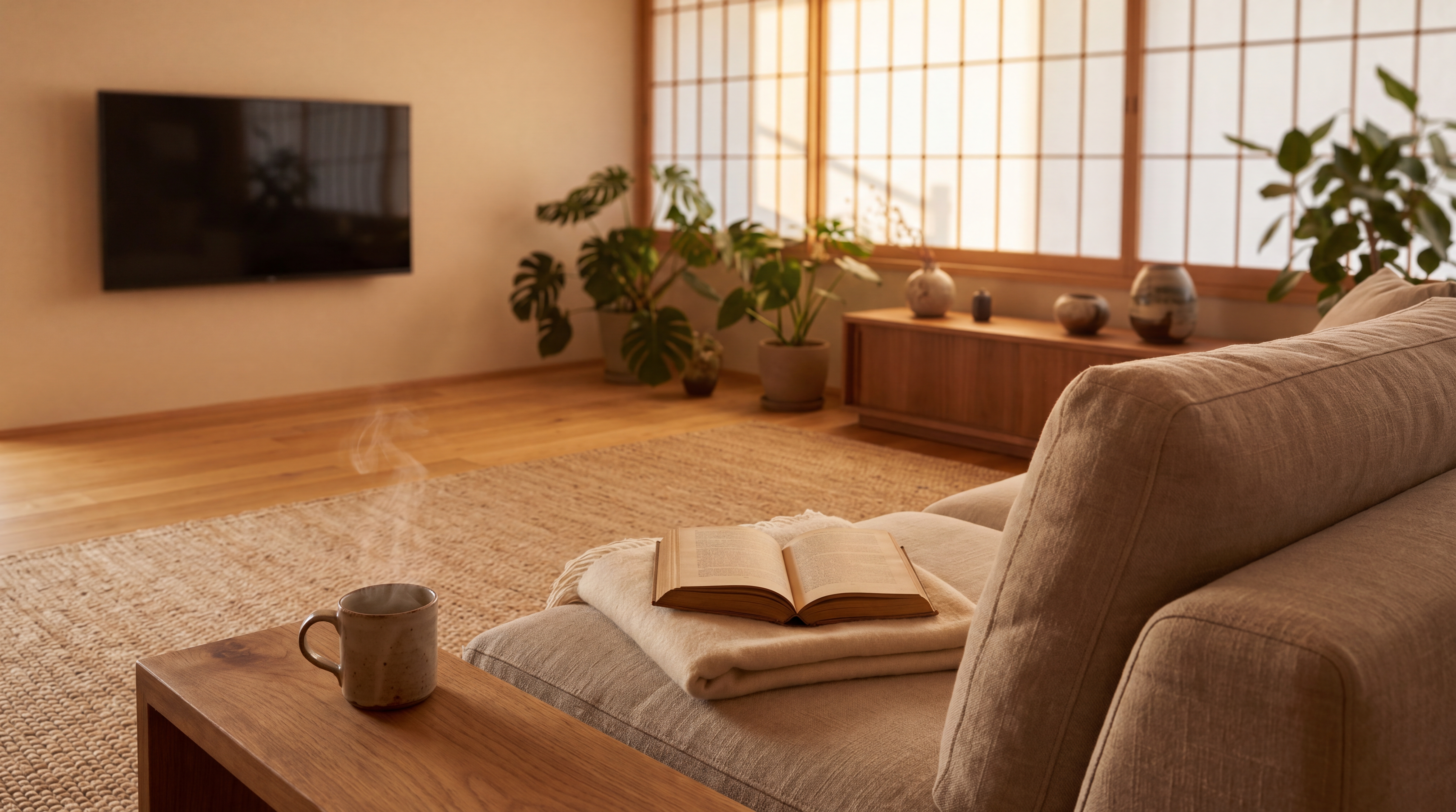 55型の最適視聴距離は4Kで約1m