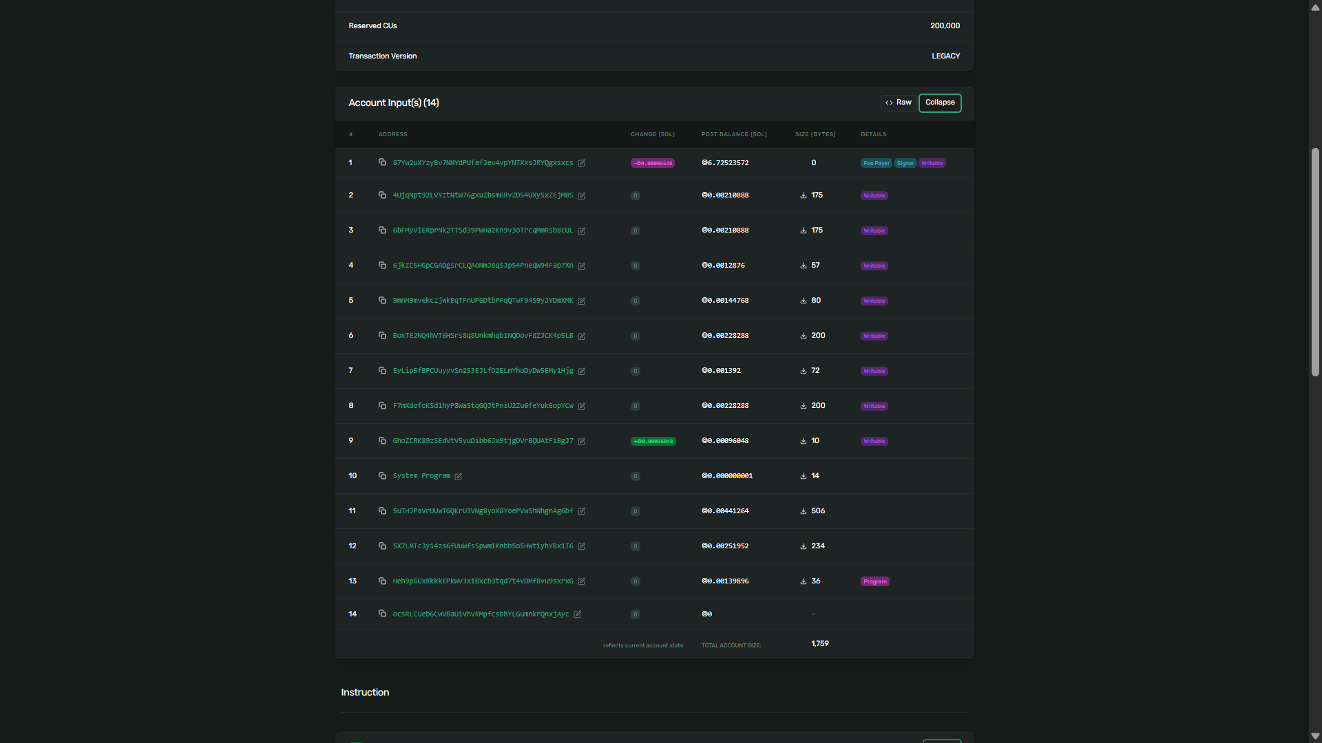 On-Chain Account Structures