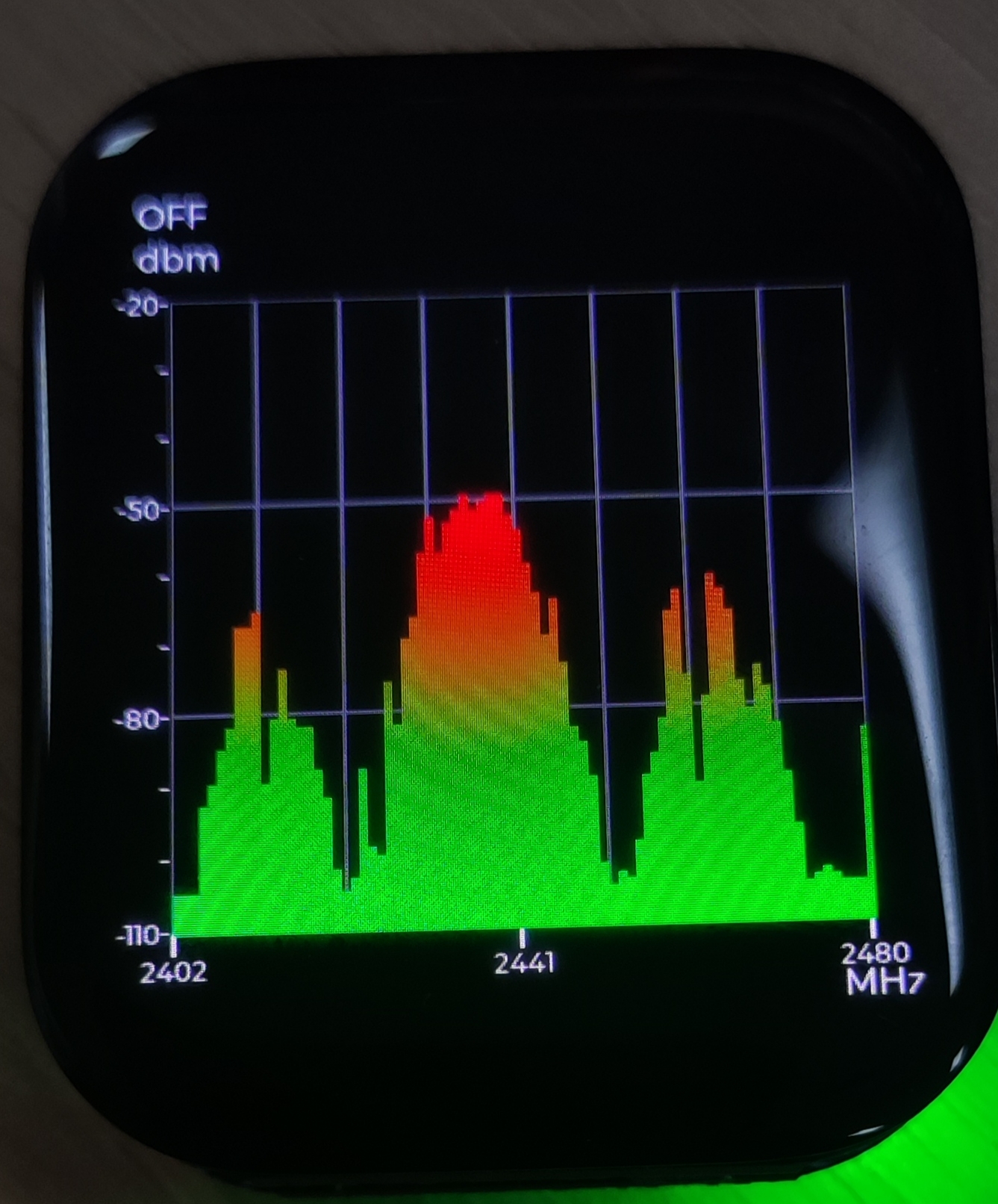 Radiation Monitor running interface