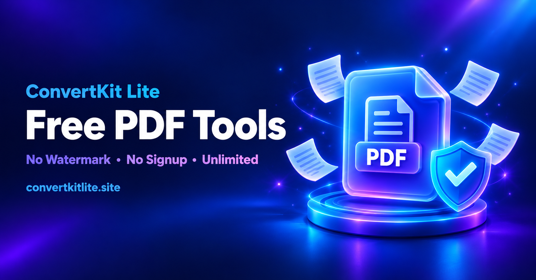Free PDF Tools With No Watermark, No Signup and Unlimited Use
