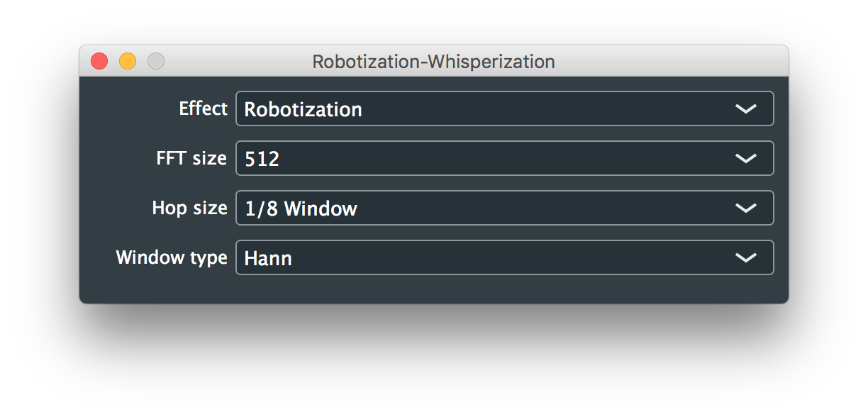 Robotization/Whisperization