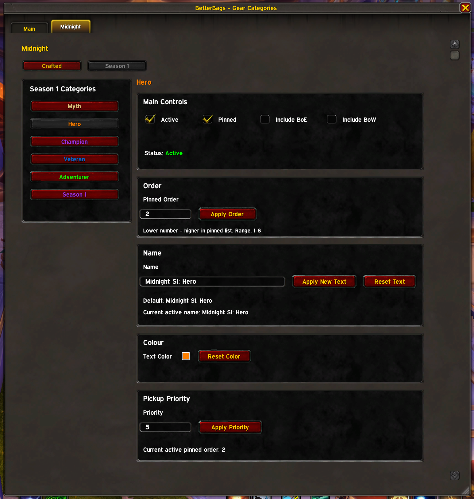 Hero Config