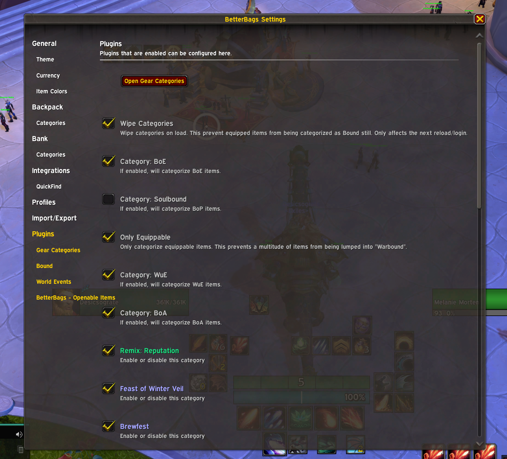 Main Menu