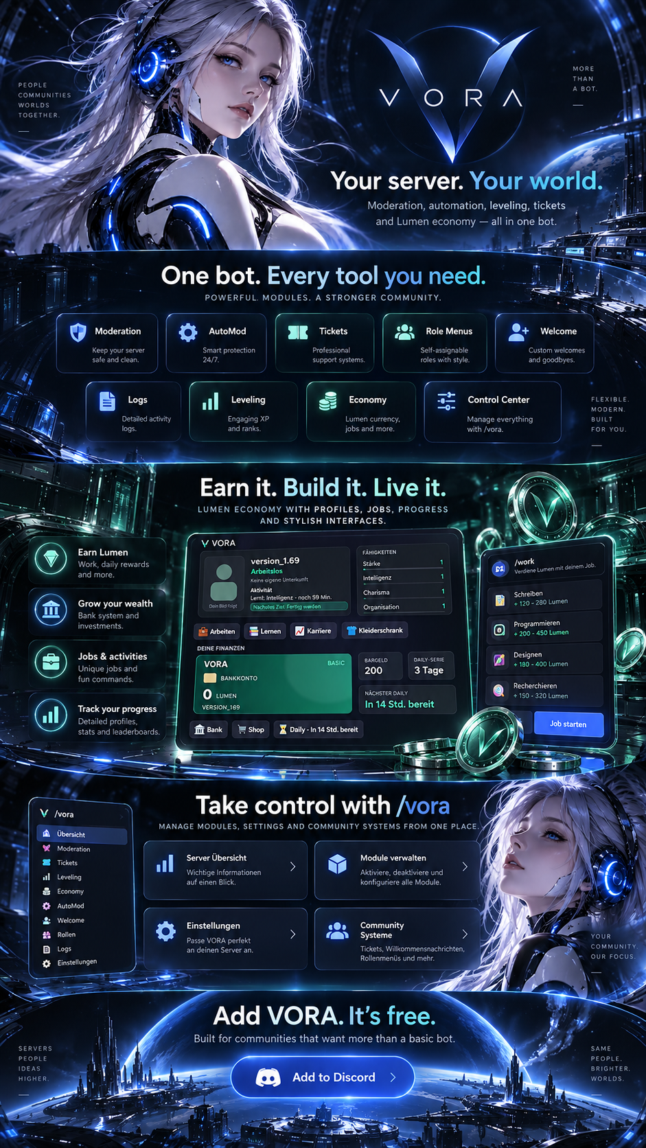 VORA — Your Server. Your World.