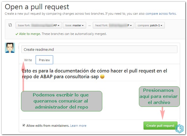 Enviar pull request