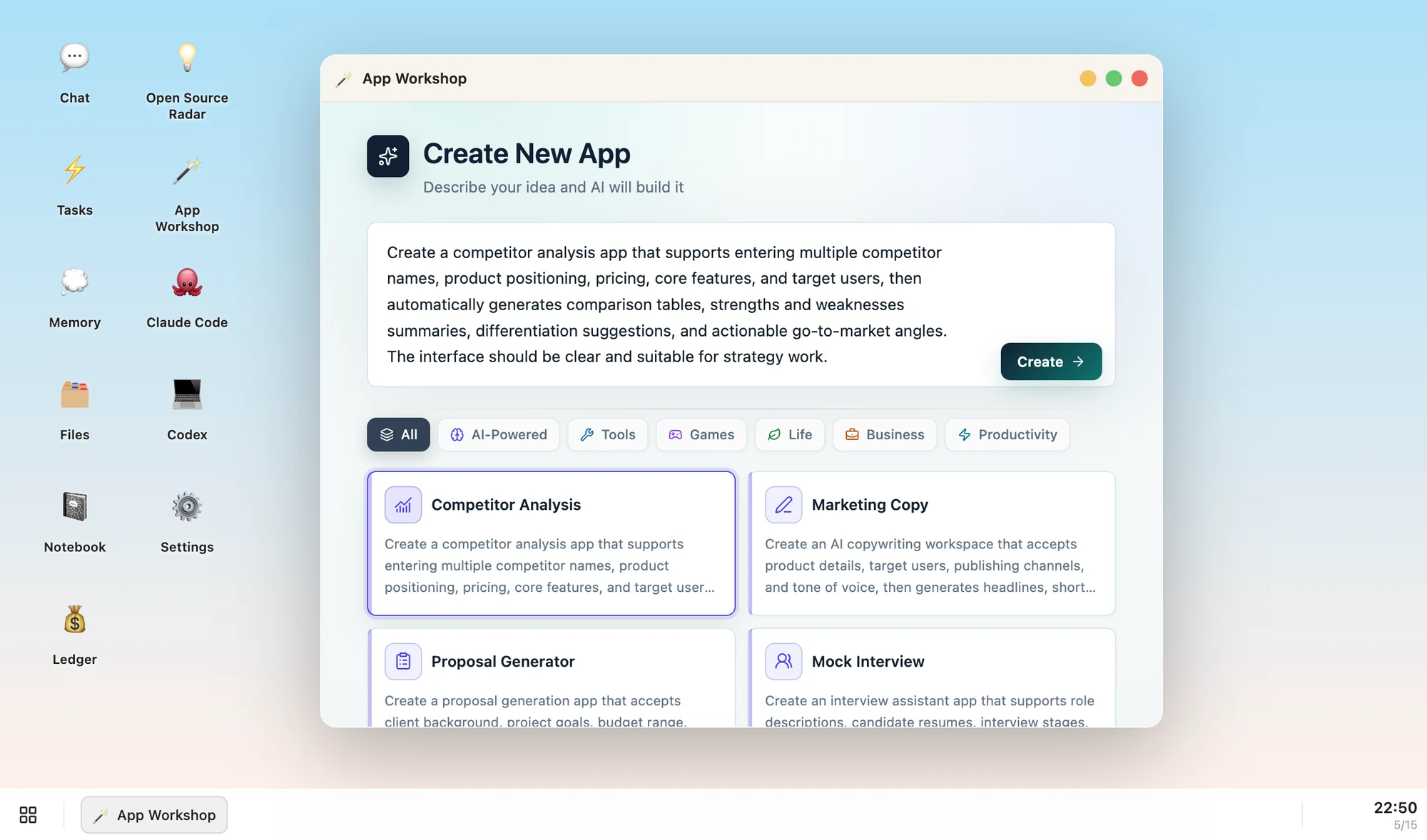App Workshop