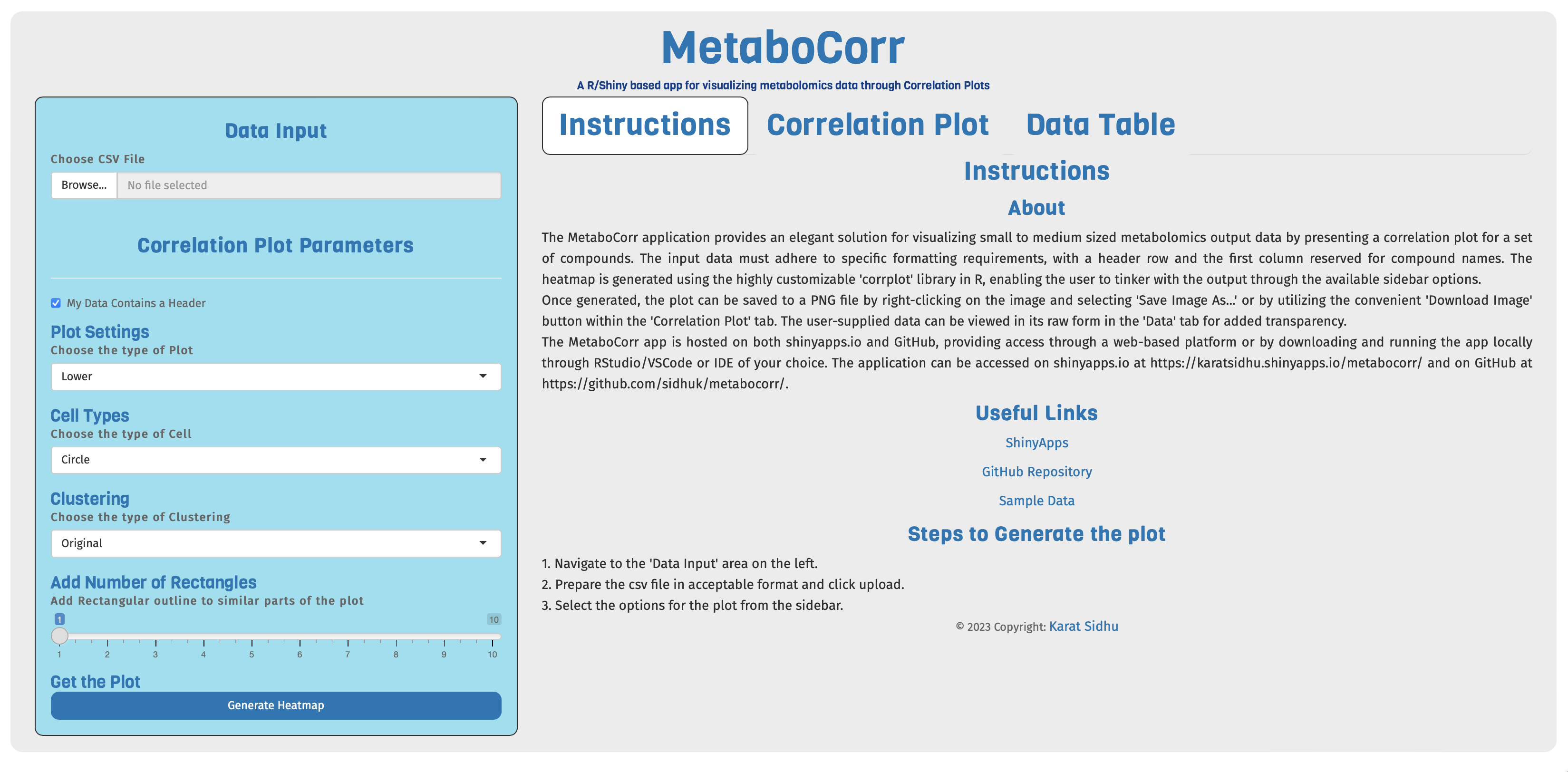 MetaboHeatMap