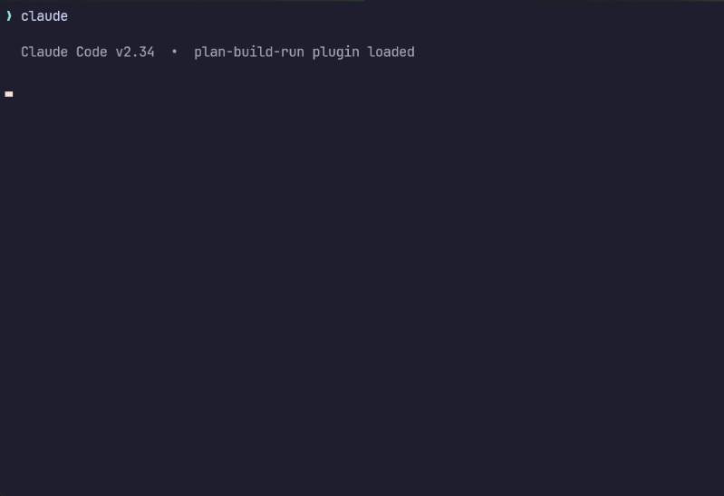 Plan-Build-Run workflow demo